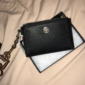 Tory Burch Black Leather Wallet